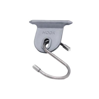 China Outdoor RV Caravan RV Travel Car Tent Hook Tent Clothes Hang Hook Base Plastic Hanger for sale