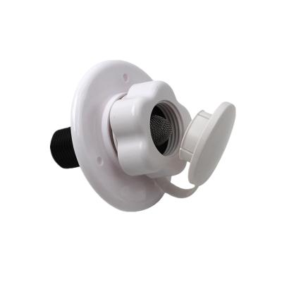 China White Motorhome Water Intake Caravan Auto Control Valve Plastic Water Displacement Inlet For RV Caravan for sale