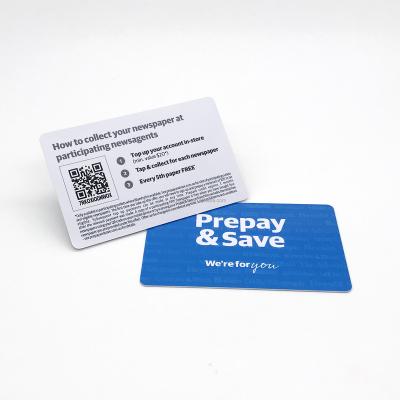 China Plastic Promotion Loyalty VIP Gift Certificate With QR Code And Pin Code And Serial Number for sale