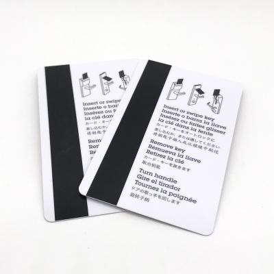 China Waterproof / Waterproof RFID Hotel Key Card With Hi-Co Magnetic Stripe for sale