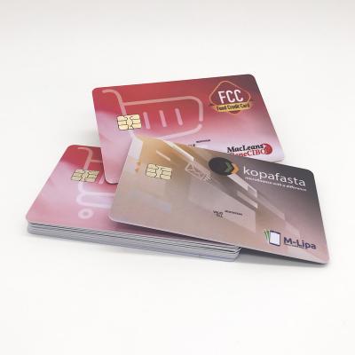 China Payment smart card with IC chip SLE4442 for sale