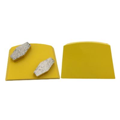 China For Concrete and Terrazzo Grinding Floor Hexagon Segments Lavina Diamond Tools Diamond Grinding Pads for Lavina Floor Grinder for sale