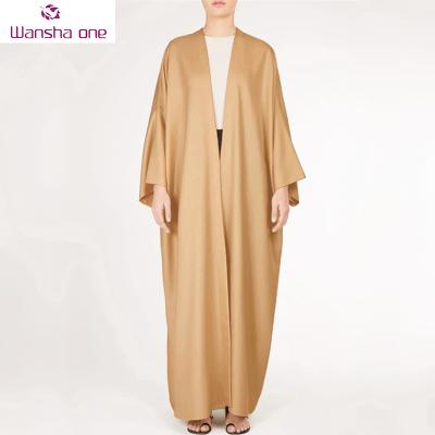 China Latest size ladies cardigan women long dress dubai fashion most popular modest abaya kimono latest size islamic clothing for sale