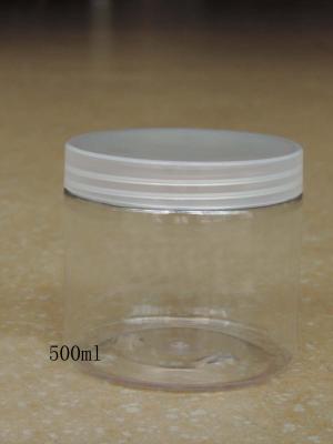 China 500G & 500ML PET Round Cosmetic Packaging/Cream Jar /Aluminum Jars With Screw Cap for sale