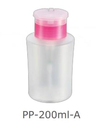 China 33/410 Touch Cap Dispenser/Nail polish remover pump dispenser with 200ML PP bottle for sale