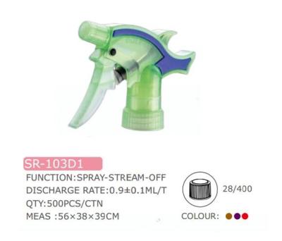 China Hand tigger sprayer gun, spray-stream-off, 28/400,28/410,28/415 for sale