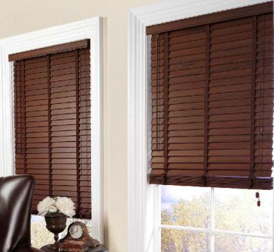 China Retractable Venetian Blinds Decorative Wooden Blinds Manual Venetian Blinds for sale