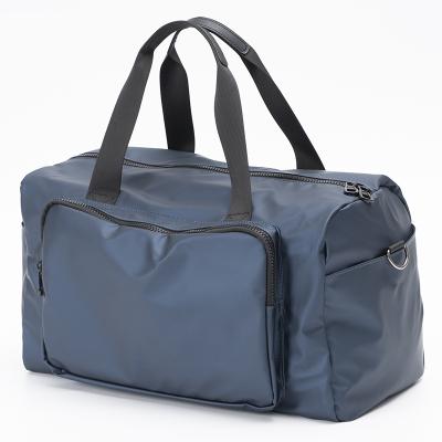 China Durable Customized Smooth Feeling PU Film Duffel Bag Travel Duffle Bag Business Travel Bag for sale