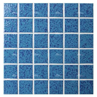 China Foshan Modern High Quality Factory Glazed Ceramic Tile 2x2 Mosaic Pool Tiles Swimming for sale