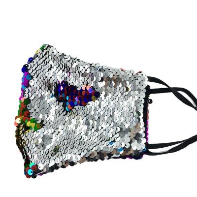 China Popular High Quality Party Bling Bling Sequin High Quality Mask for sale