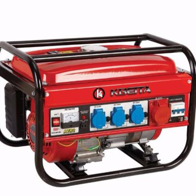 China KBG3-2006 power 2kw portable gasoline generator in start 8500 9500 KBG3-2005 silent hand sale 380V 3phase for sale