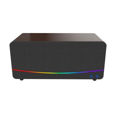 China Mini System WS-005 new arrival speaker bluetooth home theater wood soundbar music player for sale