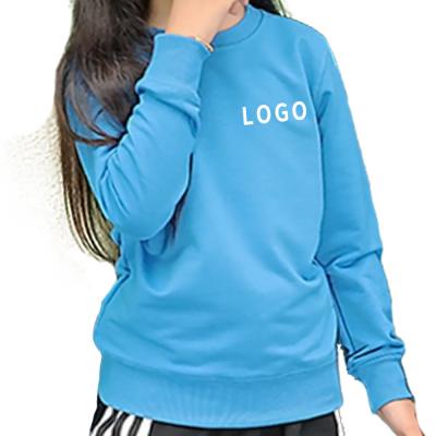 China Custom 600g OEM logo 600g cotton fleece girls hoodie sweatshirt kids fashion anti-pilling sweatshirt casual wholesale kids clothing for sale