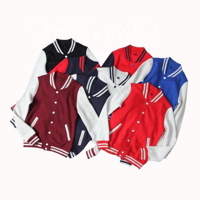 China Wholesale Custom Casual Unisex Sportswear Antibacterial Slim Fit Button Baseball Letterman Bomber Jacket Baseball Wear Raglans for sale