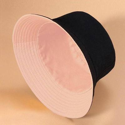 China Casual Double Side Cotton Hip-Hop Wide Brim Fisherman Hat Cotton Wide Brim Outdoor Bucket Hat for sale