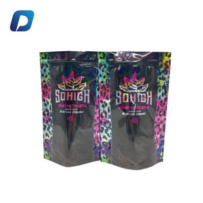 China New Design Glossy Custom Hologram 250g Moisture Proof Stand Up Coffee Bag Packaging With Valve for sale