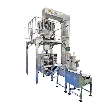 China Food Vertical Powder Packing Food Granule Coffee Dried Fruit Packing Machine Automatic Multihead Weigher for sale