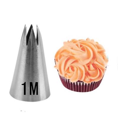 China Factory Direct Stocked Cake Decorating Icing Spout Baked Soluble Yogurt Bean Cookie Piping Tip Flower 3 Pieces Cake Tools for sale