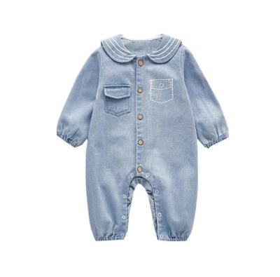 China Leisure 2022 new baby spring clothes spring and autumn cute baby boy jumpsuit denim overalls for sale