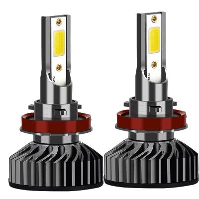 China H11 H8 H9 LED Headlight Bulbs, 50W 12000 Super Bright 6000K IP68 White F2 Waterproof H1 H3 H4 H7 H11 H13 9005 Lumens LED Headlight Conversion Kit 9006 9007 9012 for sale