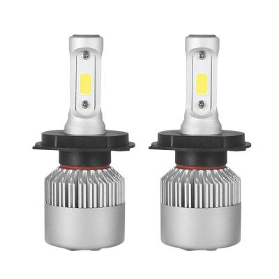 China H4 LED Headlight Bulbs , 8000LM Per Set 6500K Xenon White For Hi/Lo Beam Plug & Play Universal for sale