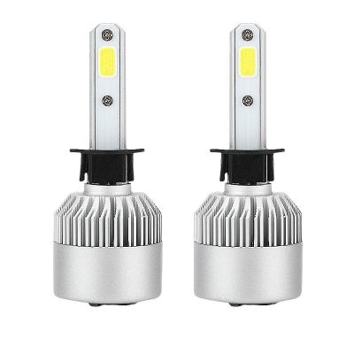 China H1 LED Headlight Bulbs , 8000LM Per Set 6500K Xenon White For Hi/Lo Beam Plug & Play Universal for sale