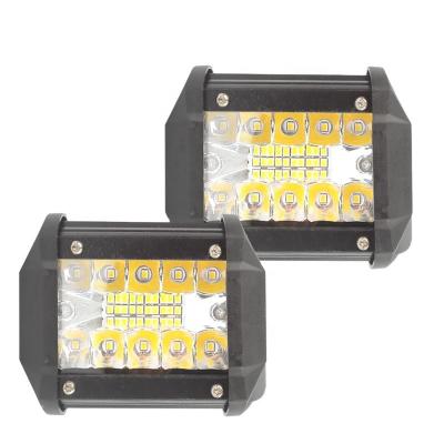 China LED Light Bar LED Pods 60W 6000LM Spot Beam Offroad Driving Lights With 14 Wiring for sale