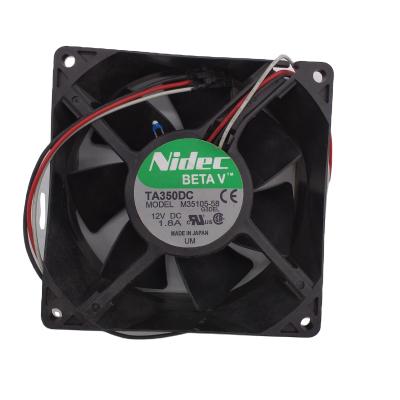 China Japan NIDEC 9238 axial fan 92*92*38mm 12VDC 1.8A 21.6W from shops TA350DC M35105-58 original inverter build material for sale