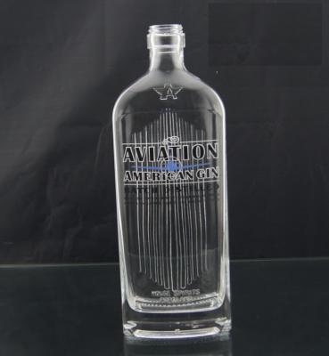 China Wholesale 1 liter glass bottle vodka drink bottle russian custom vodka for sale