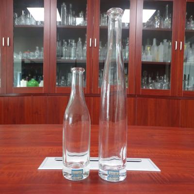 China Empty Unique Shaped Beverage Wine Bottles 500ML Ice Wine Bottle for sale