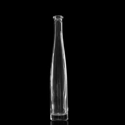 China Beverage around 375ML clear glass wine bottle 375ml ice glass wine bottle for sale