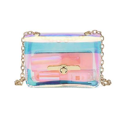 China Handle Carrier PVC Jelly Bag /Clear Cosmetic Bag /Pvc Clear Bag for sale