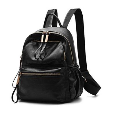 China Fashion High Quality Waterproof PU School Bag Backpack Women Leather School Bag For Girls for sale