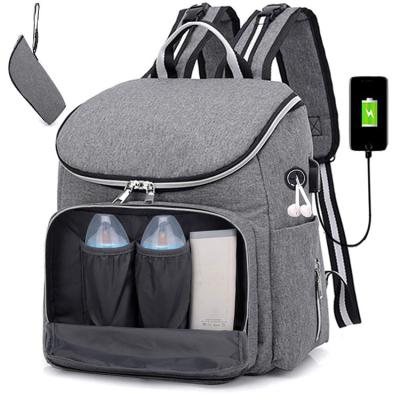 China Wholesale Multifunctional Waterproof Baby Diaper Backpack Diaper Bag Backpack For Moms for sale