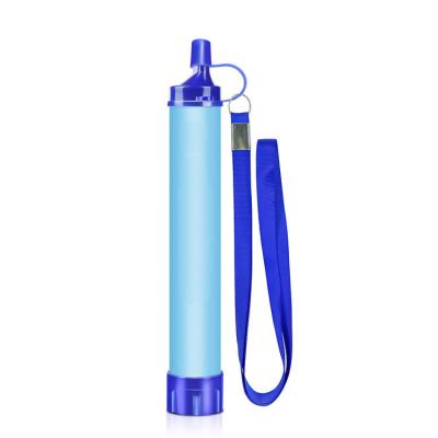 China Outdoor Camping Boosting Traveling Outdoor Camping Boosting Gear Universal Survival Emergency Purification Filter Personal Water Fliter Straw for sale