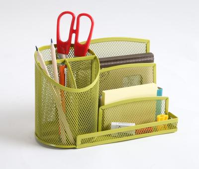 China Metal Honor New Arrival Metal Mesh Desk Organizer Desktop Office Supplies for sale