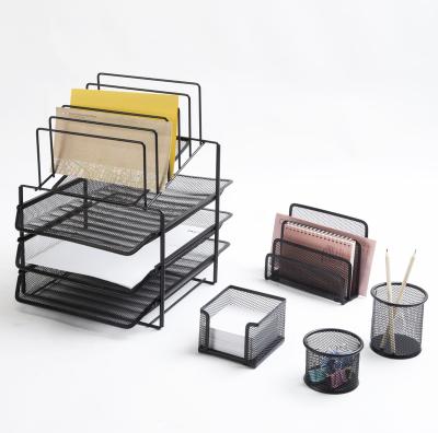 China Oficina viable Organizadores de escritorio Desk Organiser Set Storage Boxes & Bins for sale