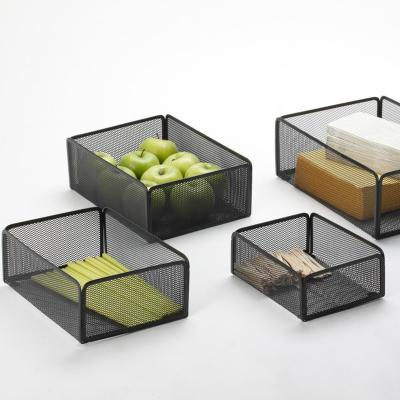 China Viable Mesh Storage Bins Metal Mesh Organizer 63523ABCD Cutlery, Silverware Storage for sale