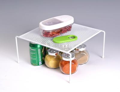 China Metal Mesh Kitchen Counter Shelf Organizer Sustainable Rack for sale