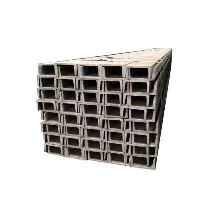 China Q235 Q345 S235 S355JR U C Channel Hot Rolled Black Galvanized Steel Hanging For Building Materials for sale