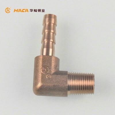 China Custom Brass Barb Male Elbow Brass Hose, Hose End Connector OEM/ODM for sale