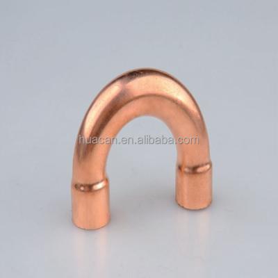 China Copper Factory Directly Supply 180 Degree Elbow Copper Fittings for sale