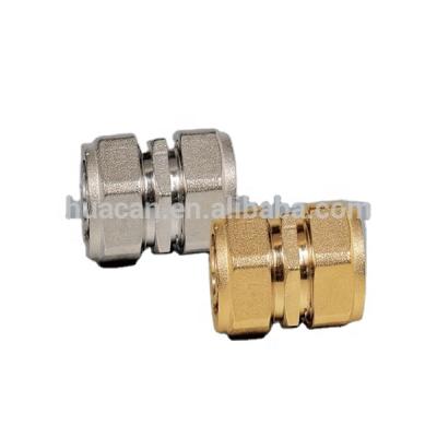 China good quality brass equal mating pipe fitting with pex al pex tube S16*s16 S16*s16 for sale