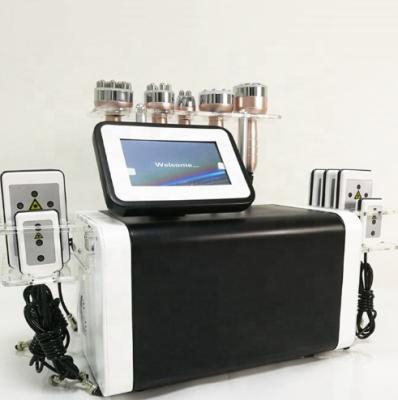 China Hottest 6 in 1 40k Cavitation RF Machine Cavitation Weight Loss Slimming Machine for sale