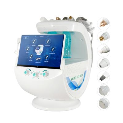 China Skin Tightening 7 in 1 New Multifunctional Aqua Facial Smart Ice Blue Skin Management System Machine for sale