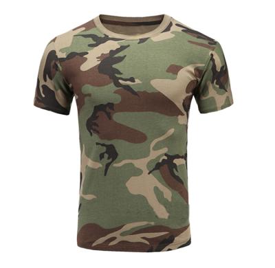 China Wholesale Anti Shrink Factory Camouflage T Shirt, Custom Made Military T Shirt for sale