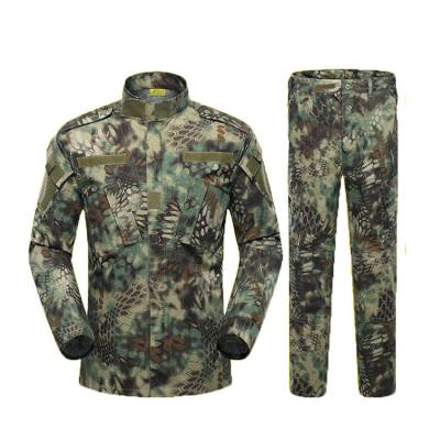 China Wholesale anti-static ACU python military uniform, mountain python camouflage ACU military uniform for sale