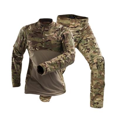 China OEM Service CP Camouflage Outdoor Tactical Suit Long Sleeve Frog Suit Uniform for sale