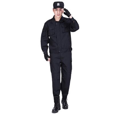 China Custom Wholesale Design Security Guard Uniform Guard Work Wear Security Uniform Suits For Man for sale