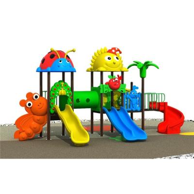 China Sports& Wholesale Plastic Commercial Outdoor Kids Playground Entertainment Equipment Playground Kids Plastic Slide for sale